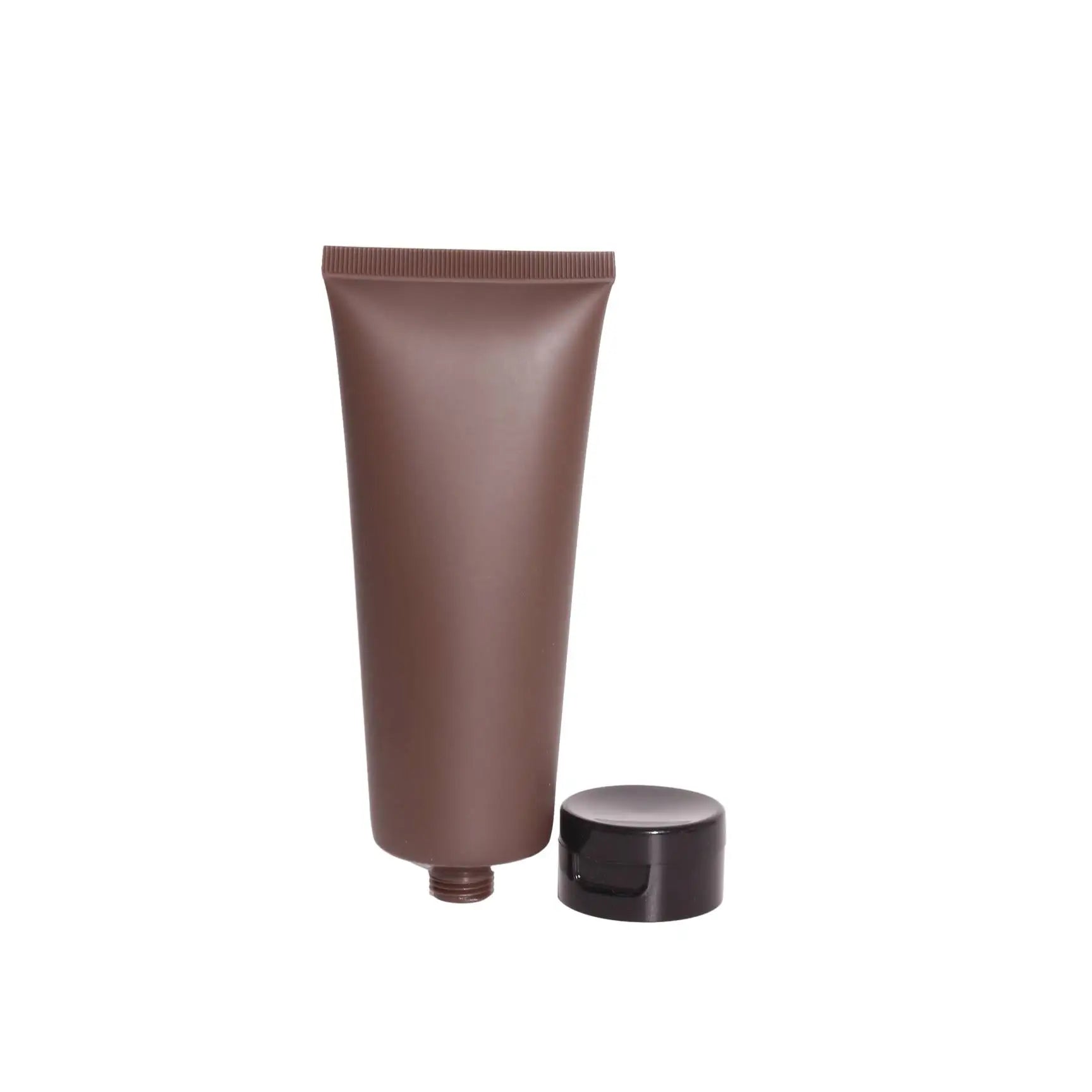 Plastic Tube OEM/ODM Cosmetic Packaging Tube Brown Skin Care Cleanser Lotion Cream Soft Squeeze Tube