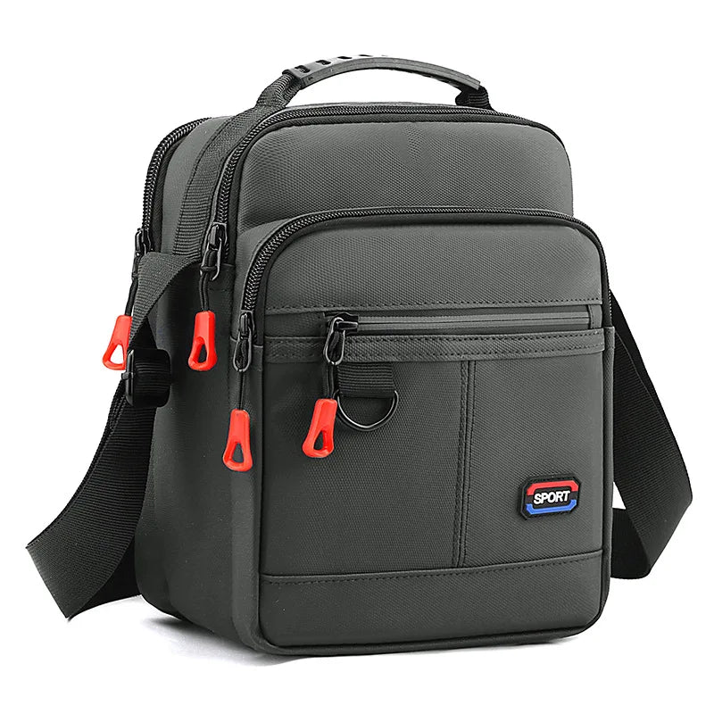 Men's Crossbody Bags Casual Single Shoulder Bags Oxford Nylon Waterproof Small BackpackTrending Business Travel Messenger Bags