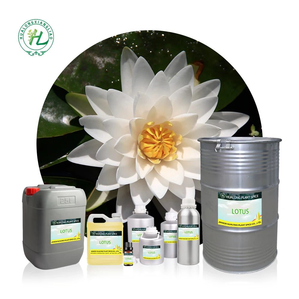 Chinese White Lotus Flower Absolutely Essential Oil for Perfume Making - 100% Pure Natural CO2 Extract | Bulk Price 1kg