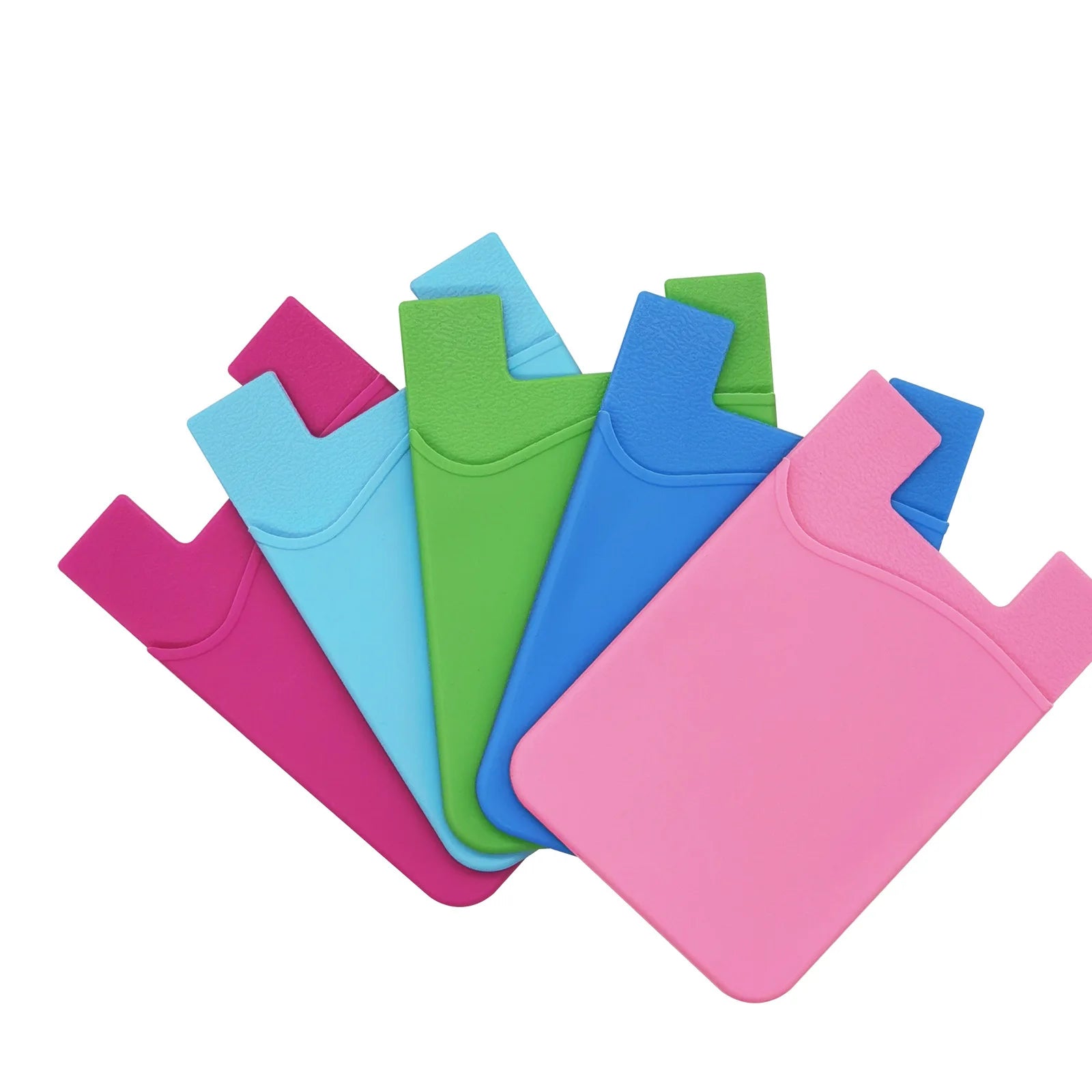 Silicone Stick on Card HolderPhone Card Holder Stick on Silicone Credit Card Holder for Back of Phone