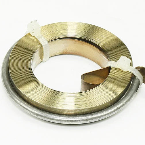 Industrial 2000mm Length 14mm Width Stainless Steel Retractable Spiral Torsion Flat Coil Power Spring Dog Leash Cable Reel 10lb