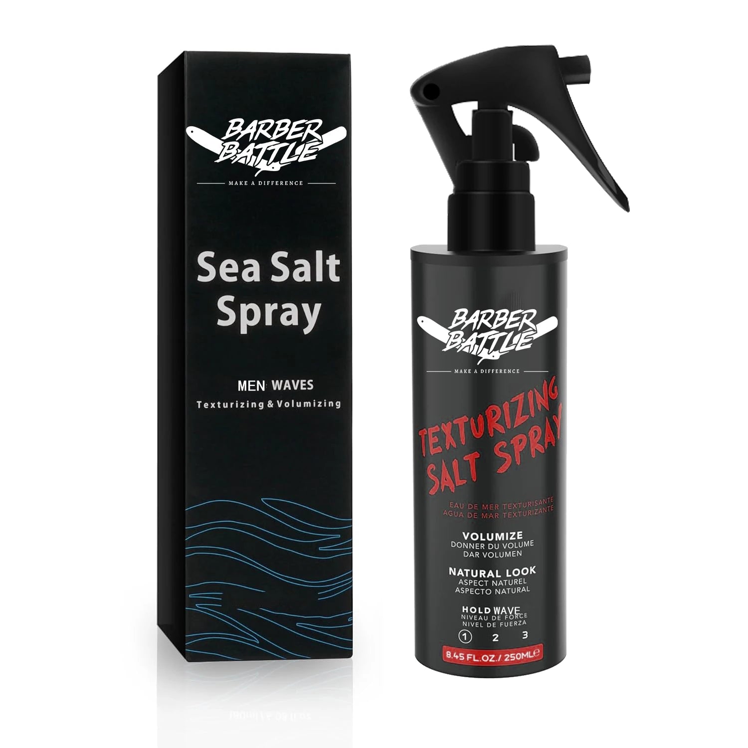 Arganrro Cruetly Free Volumizing Root Styling Hair Sea Salt Spray for Thin Hair and Wave Curl Hair