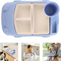 Cartoon Car Children's Tableware Five Piece Set Portable Anti Fall Plates Chopsticks Forks Spoons Cups Set