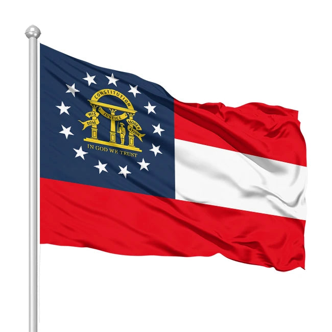 Customize the Flags of the Major States of the United States Thickened and Durable Flags Georgia Flags