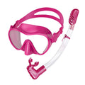 Professional Manufacture Adult Kids Swimming Low Volume Diving Mask and Silicone Snorkel Set
