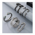 Creative Viking Souvenir Hip Hop Stainless Steel Opening Cuff Bangle Norse Myth Custom Exaggerated Snake Bracelet Male Jewelry