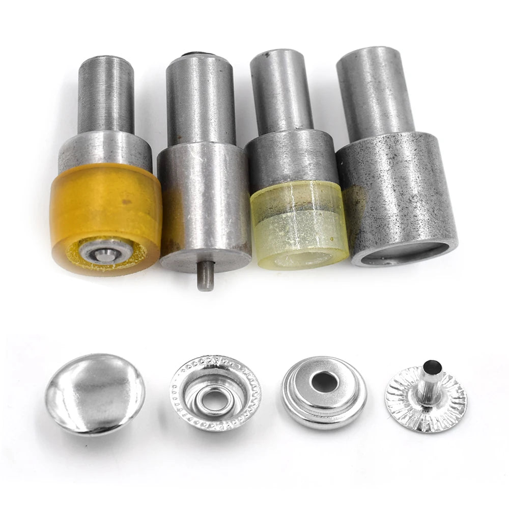 Electric Machine Die 10/12.5/15 mm Metal Snap Mold 201 Button Retainer Dies Eyelets Nailing Tool Leather Rivets