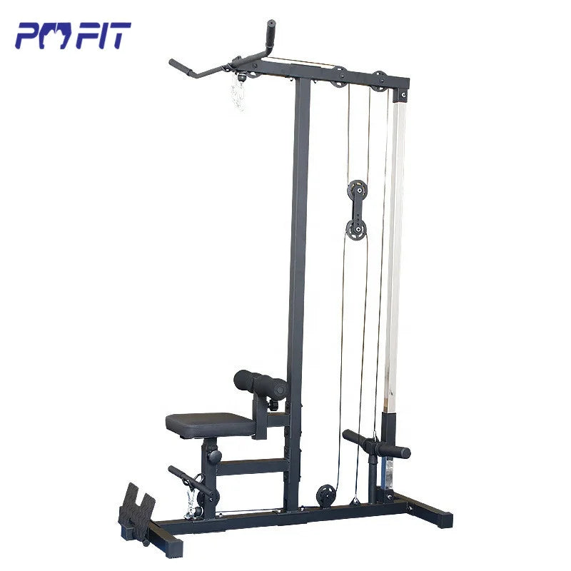 Muti Functional Trainer Squat Rack Power Exercise Gym Station Pulley Cable Lat Pull Down Machine
