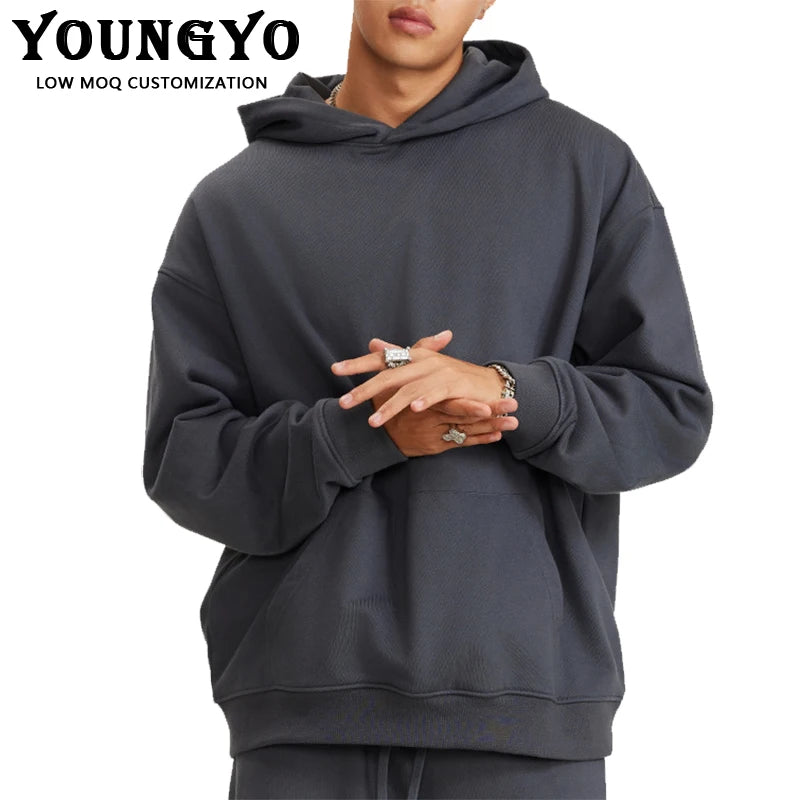 Custom Blank Men Hoodie Oversized  Unisex Sweatshirts Embroidery Logo Custom Men's Hoodies