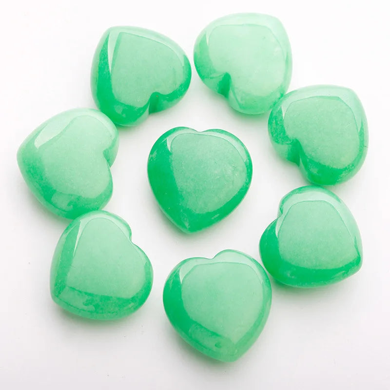 Diy Wholesale Natural gemstone healing crystal stones Chakra heart stone charm pendant for Jewellery accessories