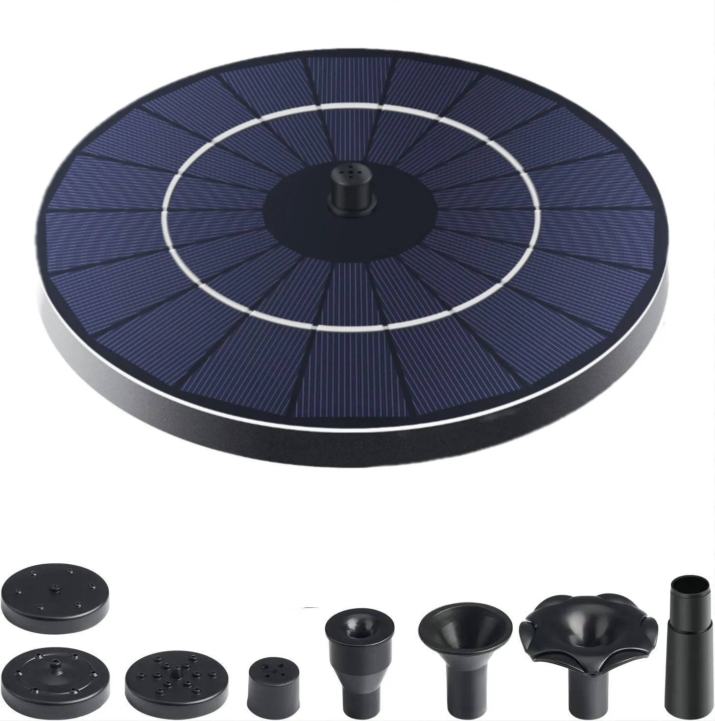 Aquarium Submersible Mini Silent Aquarium 3 in 1water Pump Fountain Garden Bird Bath Fountain Pump  Small Solar Power Water Pump
