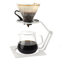 Hot New Espresso Filter Cup Ceramic Coffee Pouring Machine With Stand Funnel Dripper Coffee Accessories