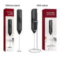 2022 Portable Handheld Coffee Milk Frother With Stand