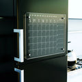 Modern Acrylic Weekly Calendar Dry-Erase Board with Magnetic Sticker Shape Style for Fridge Medium Size