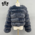 2022 Faux Fur Coats Wholesale Custom Luxury Fur Winter Warm Realistic Faux Fox Coats