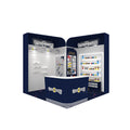 Customized Aluminum & Fabric Booth Design & Executing Shelves Peg Board Laminate Board PVC Panels for Trade Shows (Reusable)