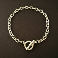 OT Bracelets Link Chains with Toggle Clasp Bracelet Jewelry Making for Women Girls Birthday Christmas Gift