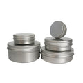 Aluminum Jar Lip Balm Aluminum Container Tin Box 5ml 10ml 15ml 30ml 50ml 60ml 80ml 100ml D888