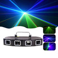 Ktv 4 Head Full Color Laser Stage Lights Projector Green Animation Laser Light for Christmas Dj Disco Bar
