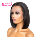 Black Friday Free Shipping Transparent Front Lace Short Bob Wigs 4x4 5x5 13x4 13x6 Raw Brazilian Bone Straight Human Hair Wig