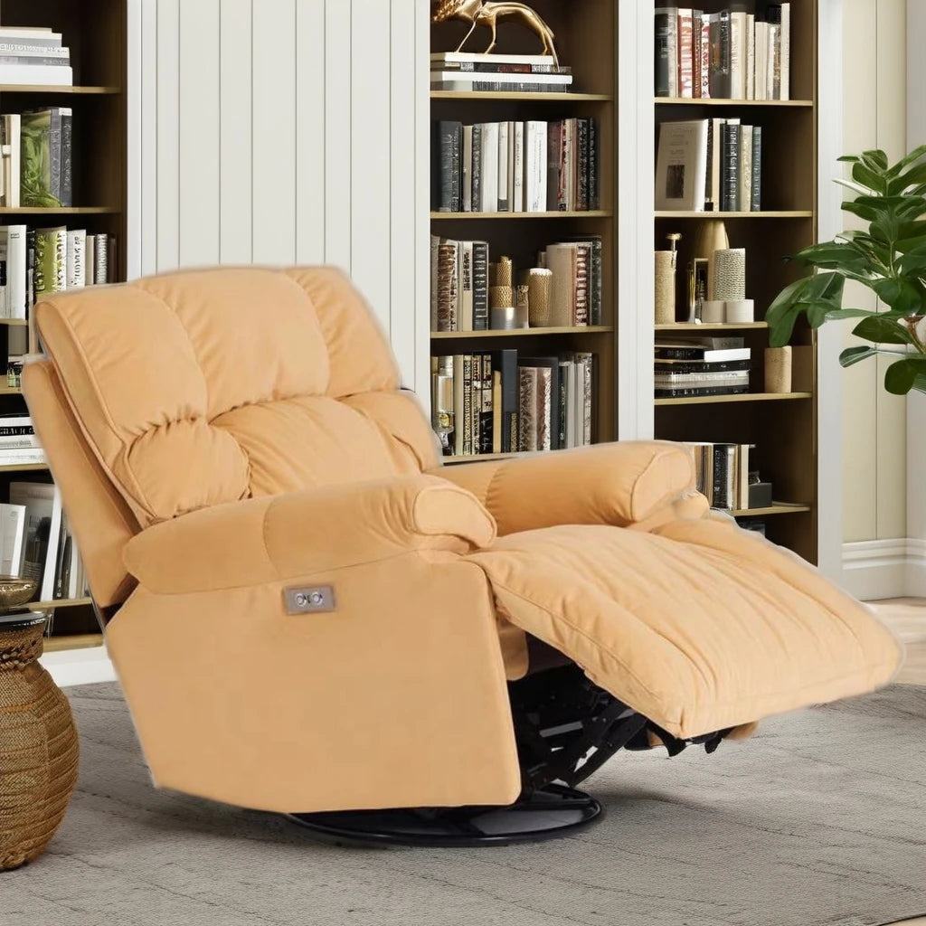 Modern Multi-Functional Reclining Sofa Comfortable Minimalist Design Colorful Fabric Upholstery Bedroom Living Room Wood Frame