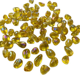 Bulk wholesale natural angel aura quartz crystal tumbled stone for healing decoration