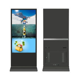 4G Wifi Movable Wheels Floor Stand Digital Signage Kiosk 32 43 49 55 65 75 85inch Vertical Touch Screen Monitor Lcd Advertising