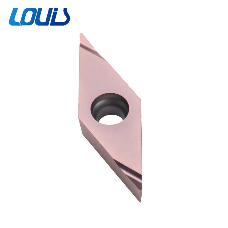 Ceramic Inserts with Aluminum Finishing PVD Coated Inner Hole Turning VBGT110301 VBGT110302 VBGT110304 OEM Customizable