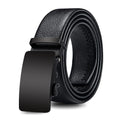 Factory Promotion Wear-resistant PU Waistband Men Business Automatic Belt with Metal Buckle PU Leather Belts for Men's Gift