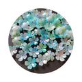 500g Mixed Gradient Color Acrylic Flower Bead Caps Five Petals Floral Loose Spacer for Jewelry Craft Making