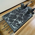 Black Natural Rubber Eco-Friendly Non-Slip Machine Washable Pilates Towel Mat for Reformer Pilates