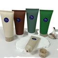 Stock Packaging Tube 30ml 50ml 100ml Empty Matte pink Squeeze Facial Cleanser Tube Hand Cream Eco Friendly Soft Tube Cosmetic