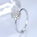 H&F Customized 18K Gold Wedding Finger Ring Real White Gold Diamond 14K 9K Wholesale 18K 14K 9K Ring with Nature Diamond