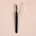 Hot Selling Custom Portable Mascara Brush Plastic Handle Silicone Brush Eyelash Tools Reusable Eyelash Mascara Brush with Lid
