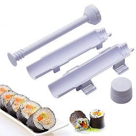 Upgrade Sushi Roller Mold Food Grade Plastic Sushi Maker Rice Diy Sushi Making Kit Machinekitchen Utensils White