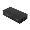 Multi USB 12 Port Fast Mobile Phone Chargers Universal Portable Travel EU US Standard Charging Head Station