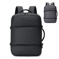 Unisex 15.6 Inch USB Travel Rucksack Waterproof Polyester Laptop Backpack with Zipper Closure Factory Wholesale for Men Women