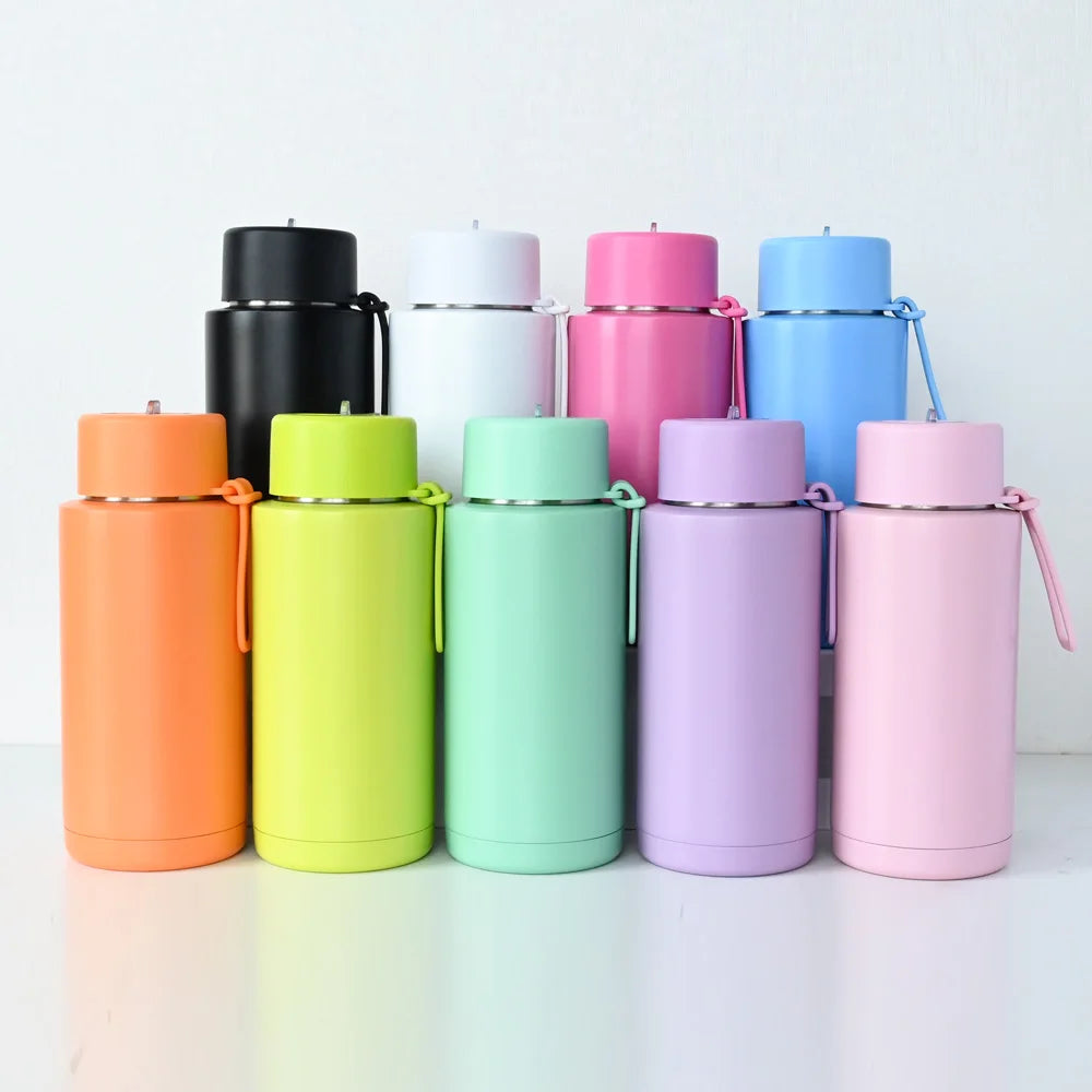 Australia Hot Sale Custom Logo 34oz 1000ml Stainless Steel Tumbler Inner Thermal Drink Bottle with for Straw Lid