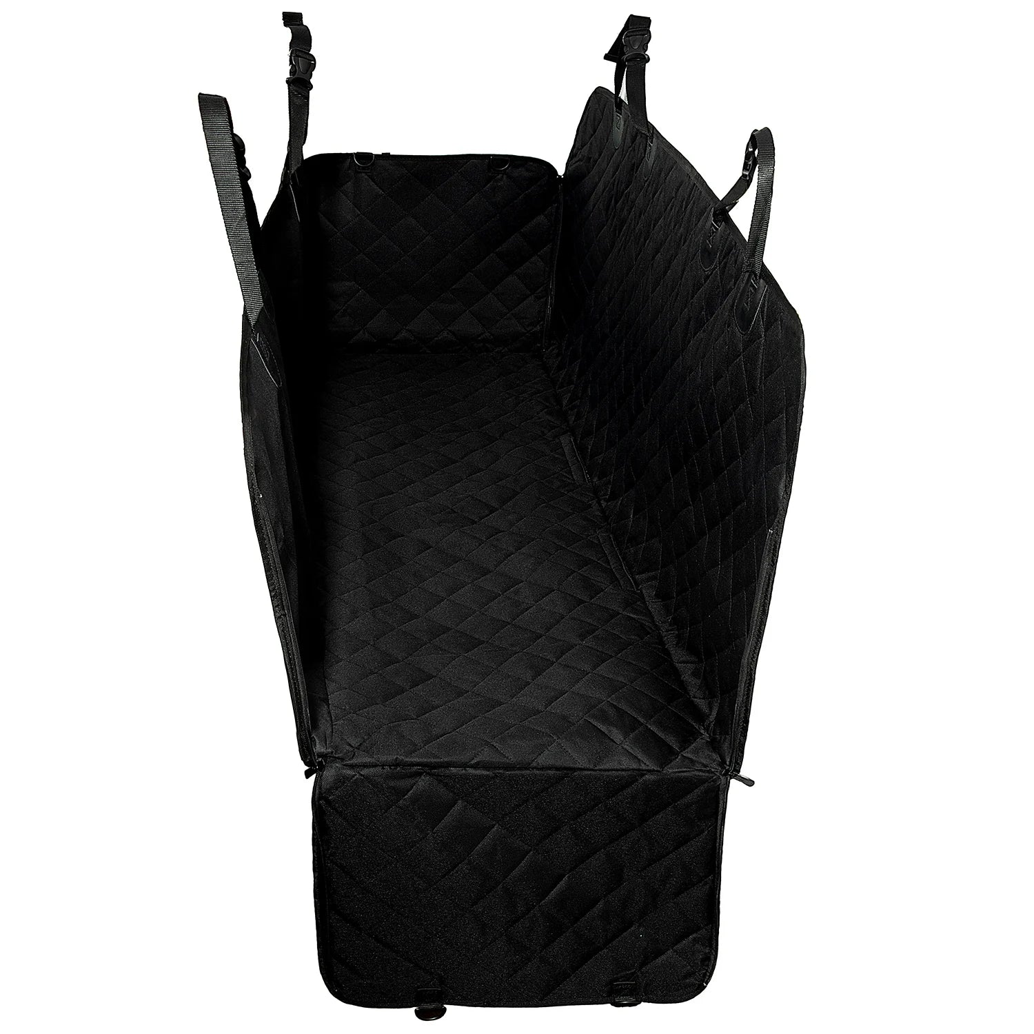 Waterproof Dog Hammock 600D Oxford Material Durable Scratchproof Car Seat Cover with Mesh Window Storage Pocket for Pets Cats