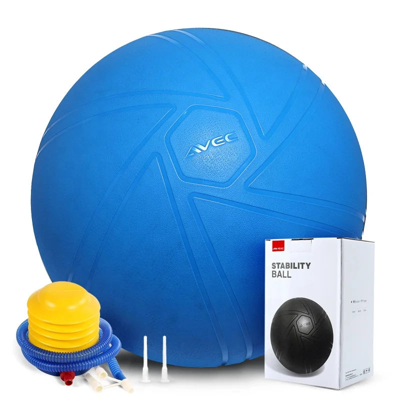 65cm PVC Yoga Ball with Foot Pump Exercise Ball for Yoga Practice