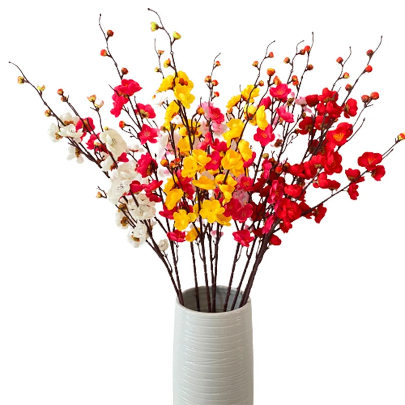 Cheap Price Cold Plum Blossom Artificial Flowers Decorative Flowers