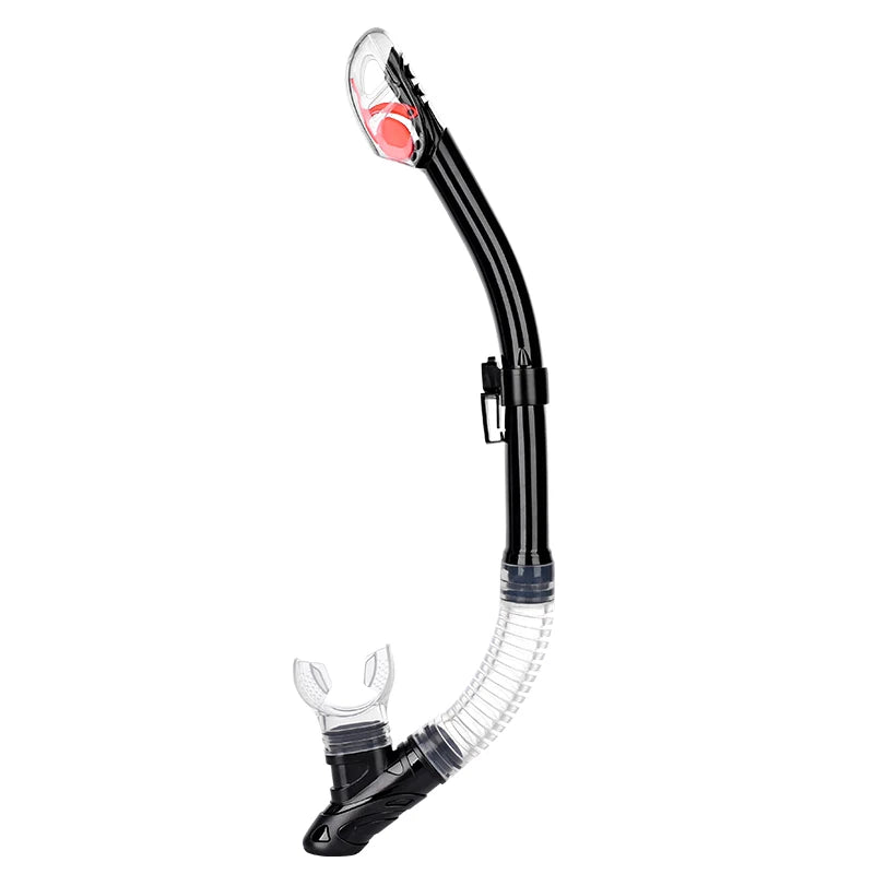 ZMZDIVE S210 Latest Transparent Series Silicone+PVC Underwater Snorkel Breathing Tube with 36 Colors for Adults for Outdoor Use