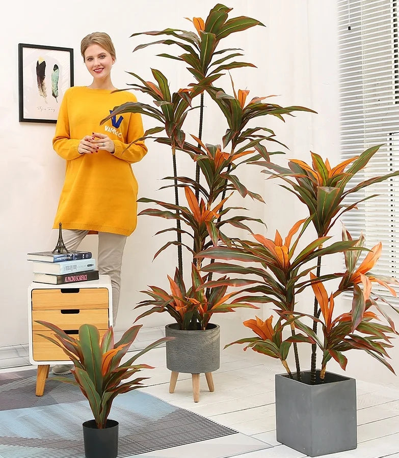 Modern Design Brazilian Iron Tree Artificial Plastic Plant for Party Decorations