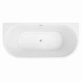 RELAX Simpel Acrylic Modern Design Oval Shaped Eco-Friendly Massage Bathroom Indoor 1person Freestanding Bathtub Premium