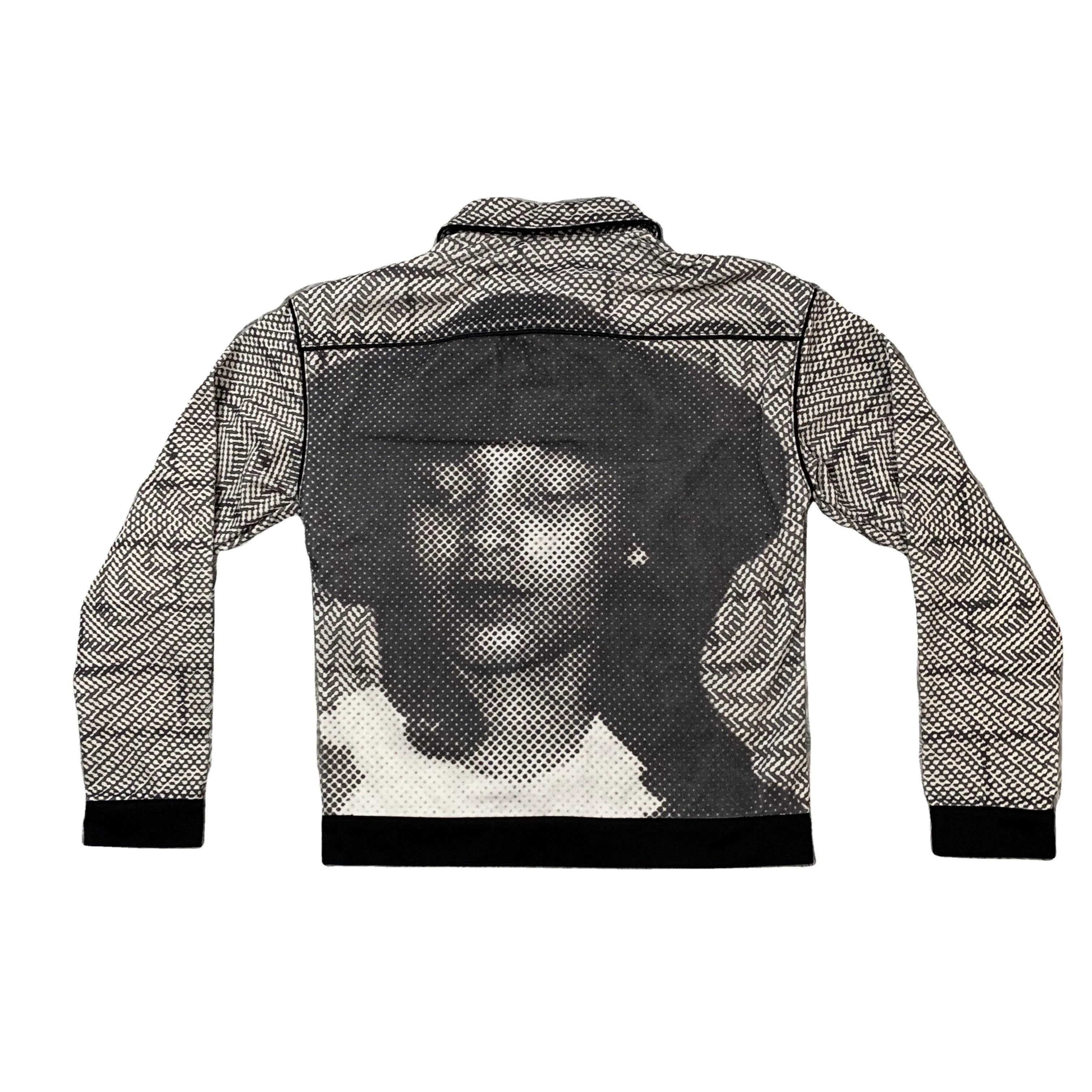 DENIMGUYS Custom Digital Print Men High Street Fashion Casual Denim Men's Varsity Jacket