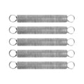 5pcs 304 Stainless Steel Dual Hook Extension Springs 1/16\" Wire Diameter 11/16\" OD Free Length Compressed Coil Style