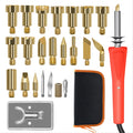 Pyrography Tool Set Simple Configuration 25pcs Wood Burning Tools Kit for for Wood Embossing Soldering