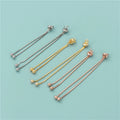 Sliding Box Chain Slider Bracelet Making Chain S925 Sterling Silver Half-finished Bracelet with Rubber Stopper Beads