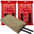EN1869 Certified 1x1m Basalt Fire Blanket 0.43mm Thick 430g/m2 up to 1300C for Kitchen & Industry