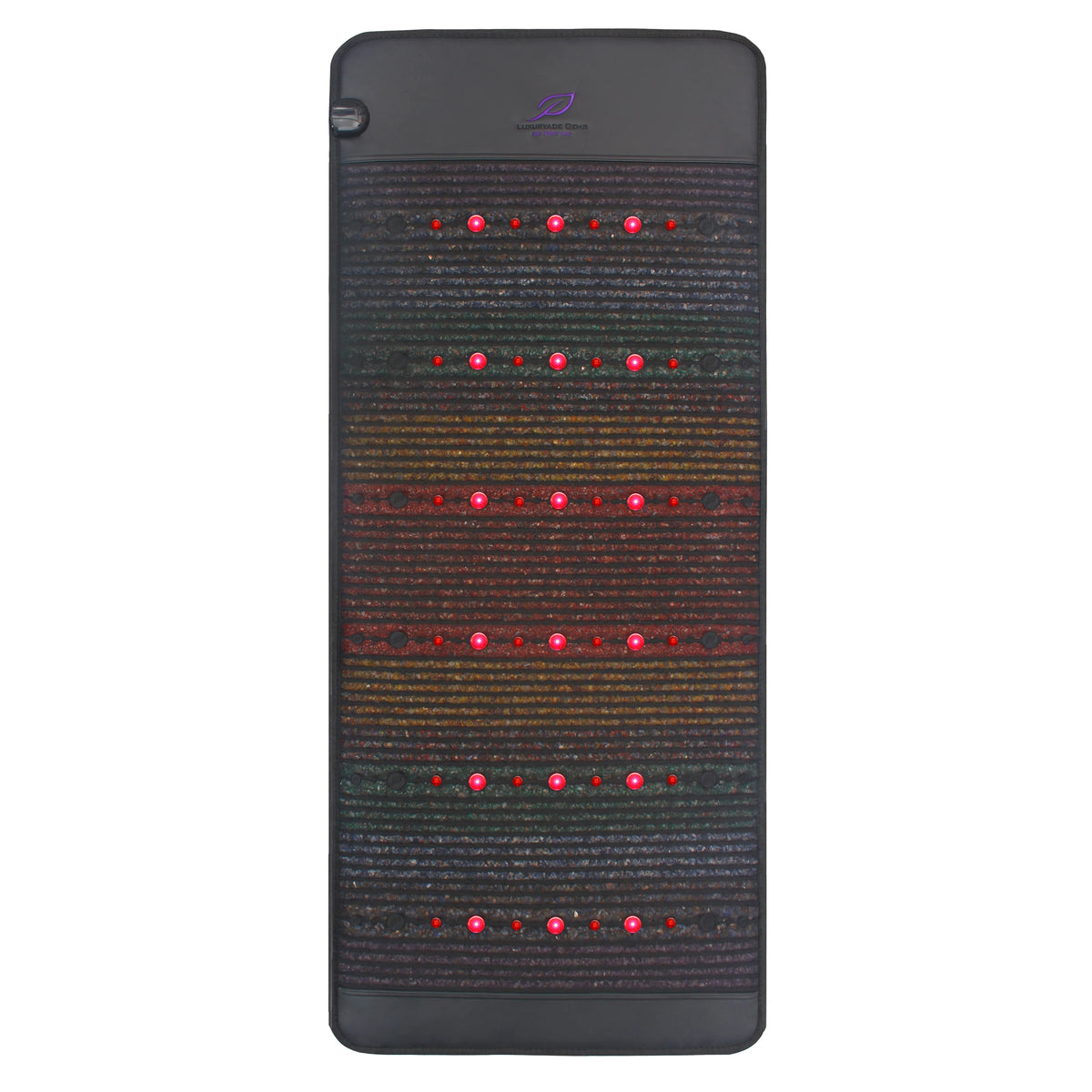 Luxuryade A061 PEMF Therapy Massage Mattress Infrared Red Light Heating Bio Crystal Amethyst Body Mat MegaBDM